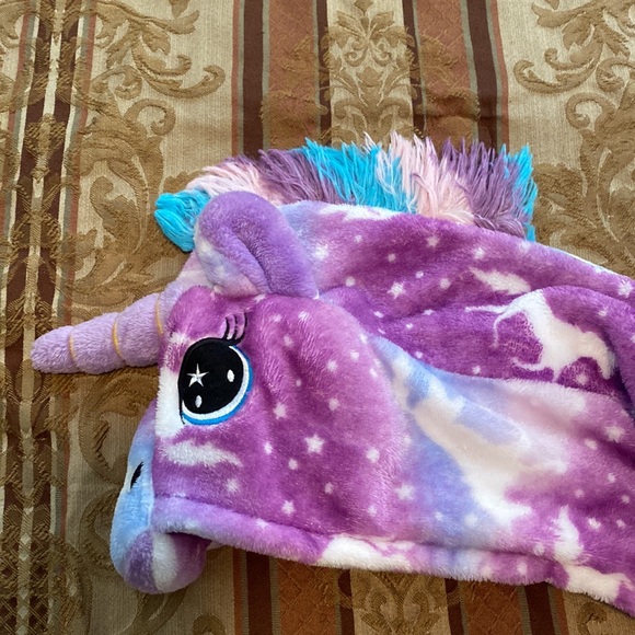 Plush onesie unicorn pj size 4t - Picture 8 of 12